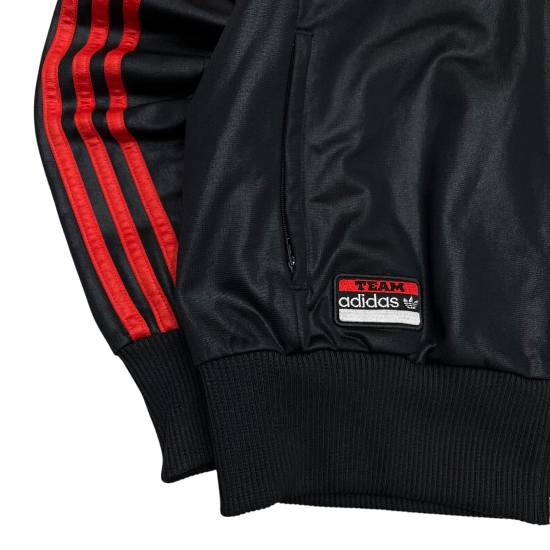 아디다스 y2k 레드배색 블랙 글리터 트랙탑 90 상품이미지6