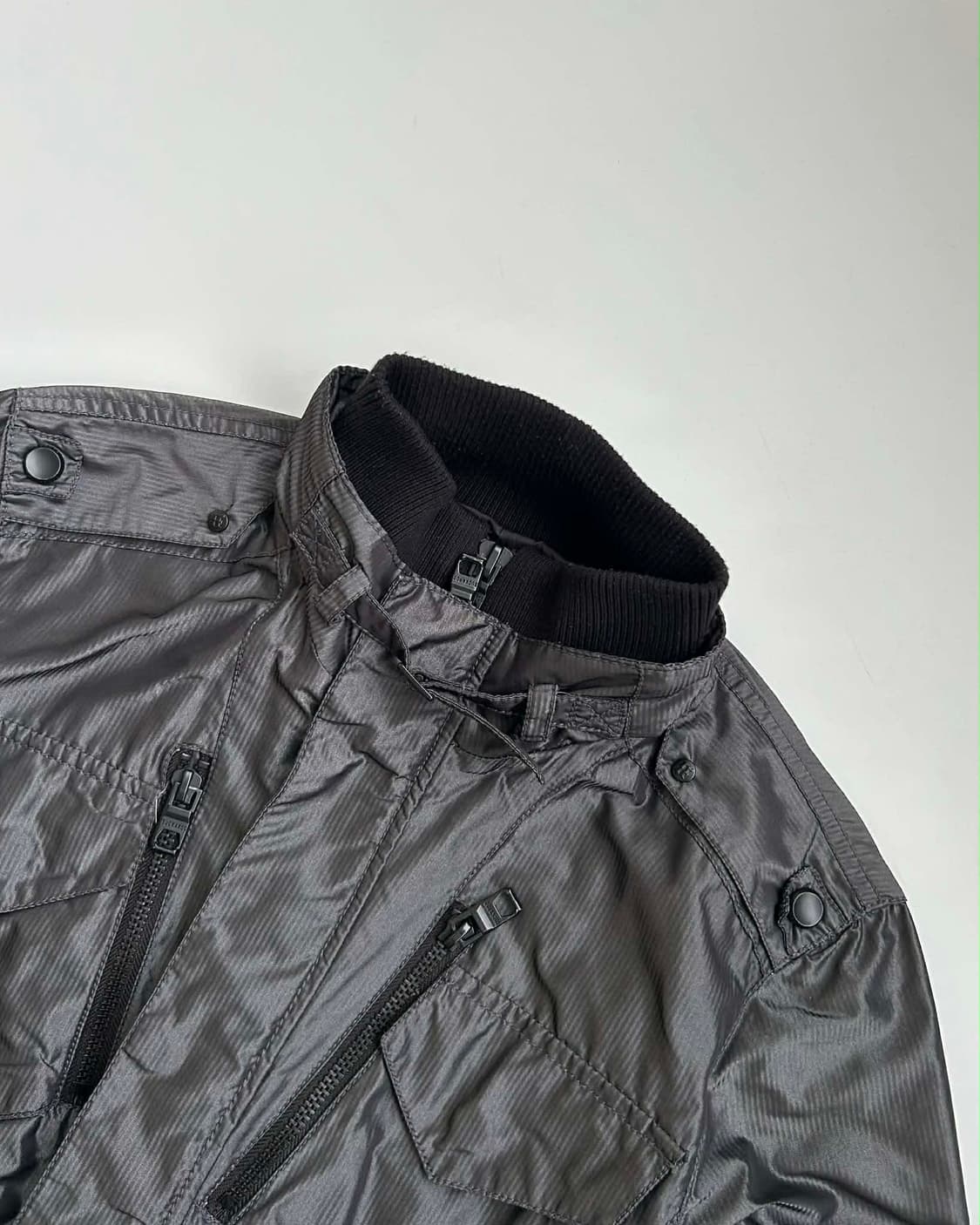 [L] 버커루 멀티포켓 테크웨어 더블레이어드 집업 자켓 상품이미지4