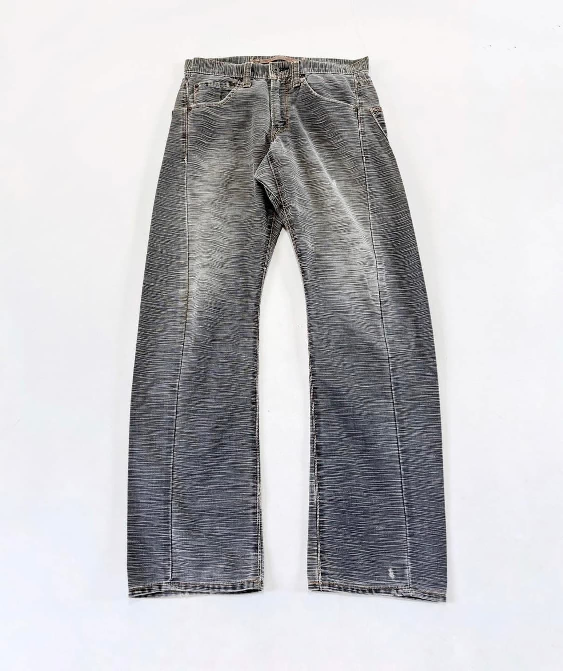 Ghost Label denim shadow stripe pant 상품이미지1