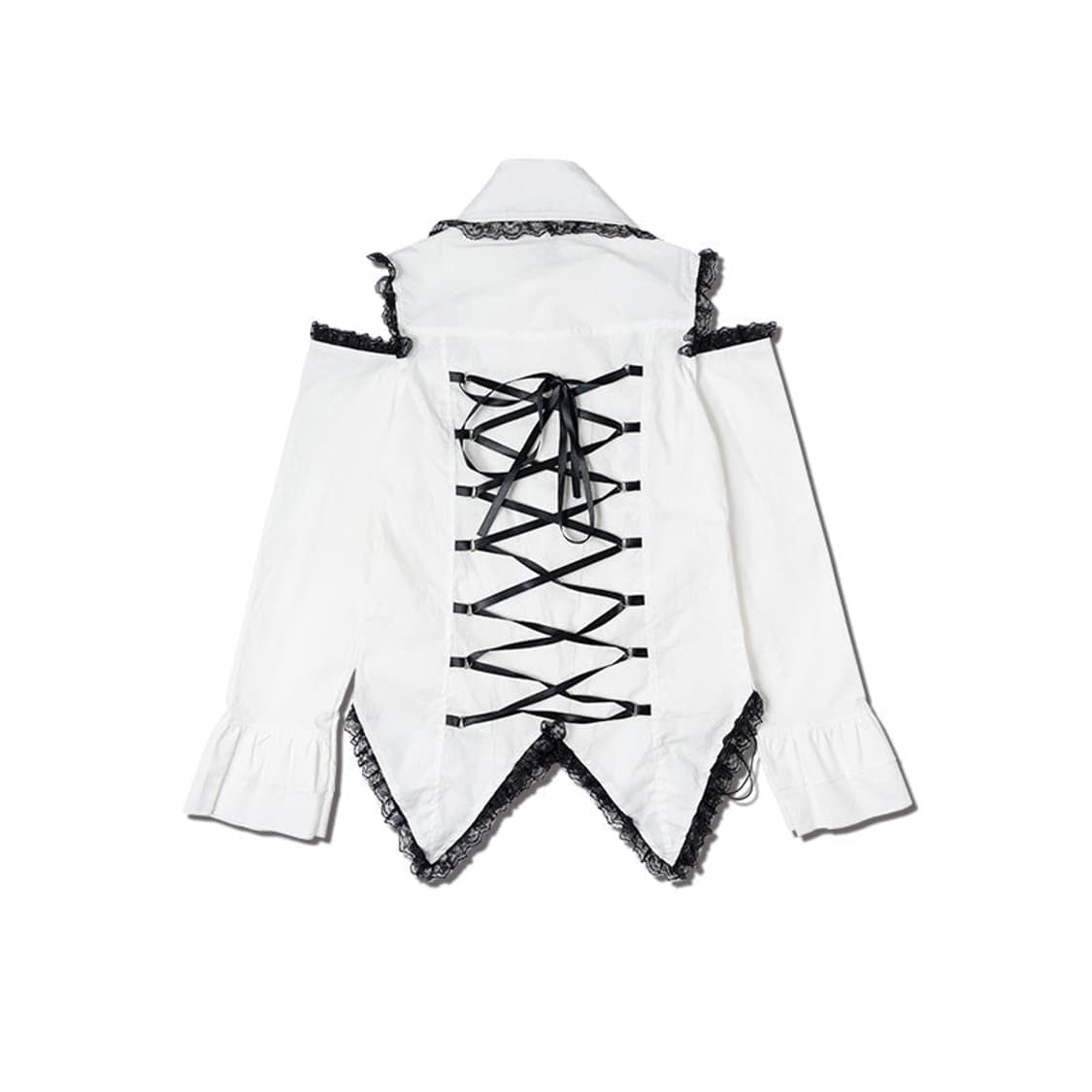 ACDC RAG 투 라펠 셔츠 블라우스 고스로리 서브컬쳐  상품이미지3