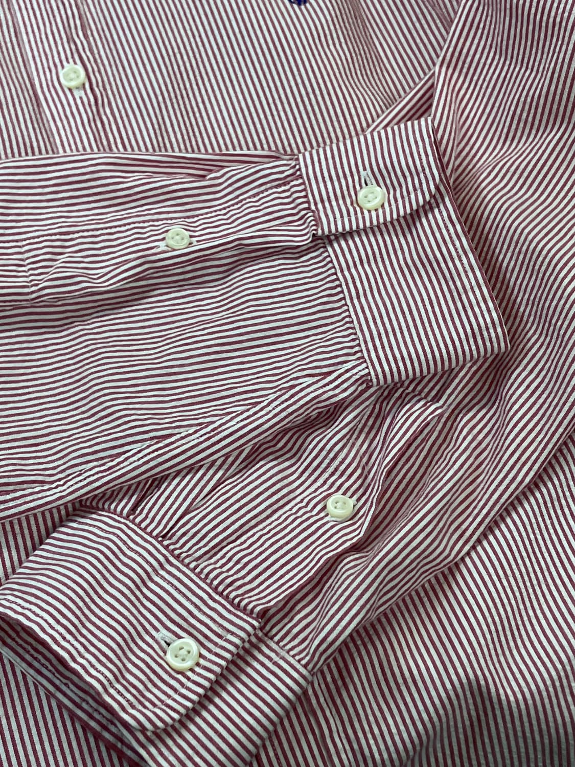 폴로 랄프로렌 스트라이프 셔츠 레드 L  #csz3699  상품이미지7