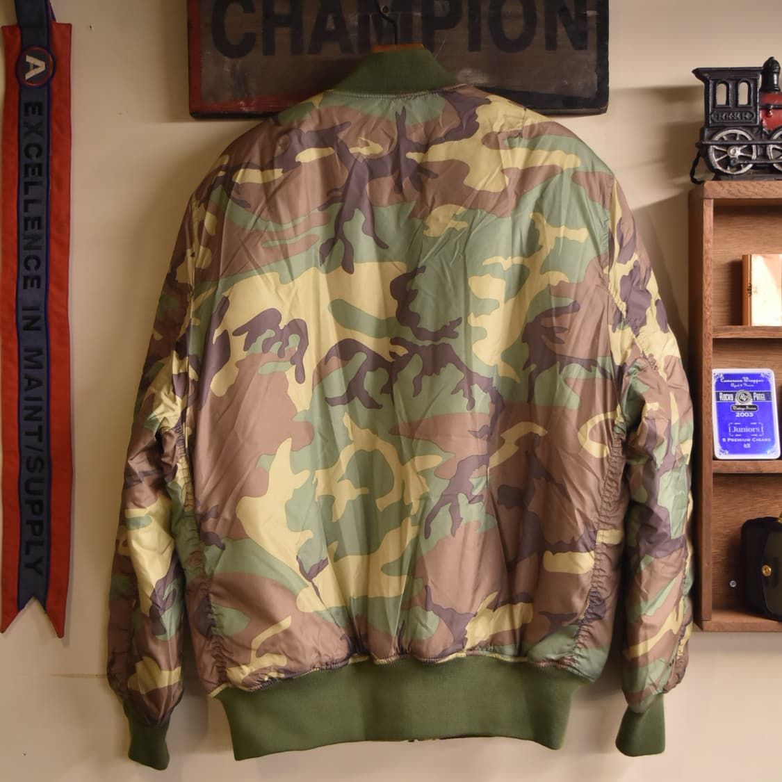 BAF 오리지널 MA-1 우드랜드 (데드스탁) 상품이미지5