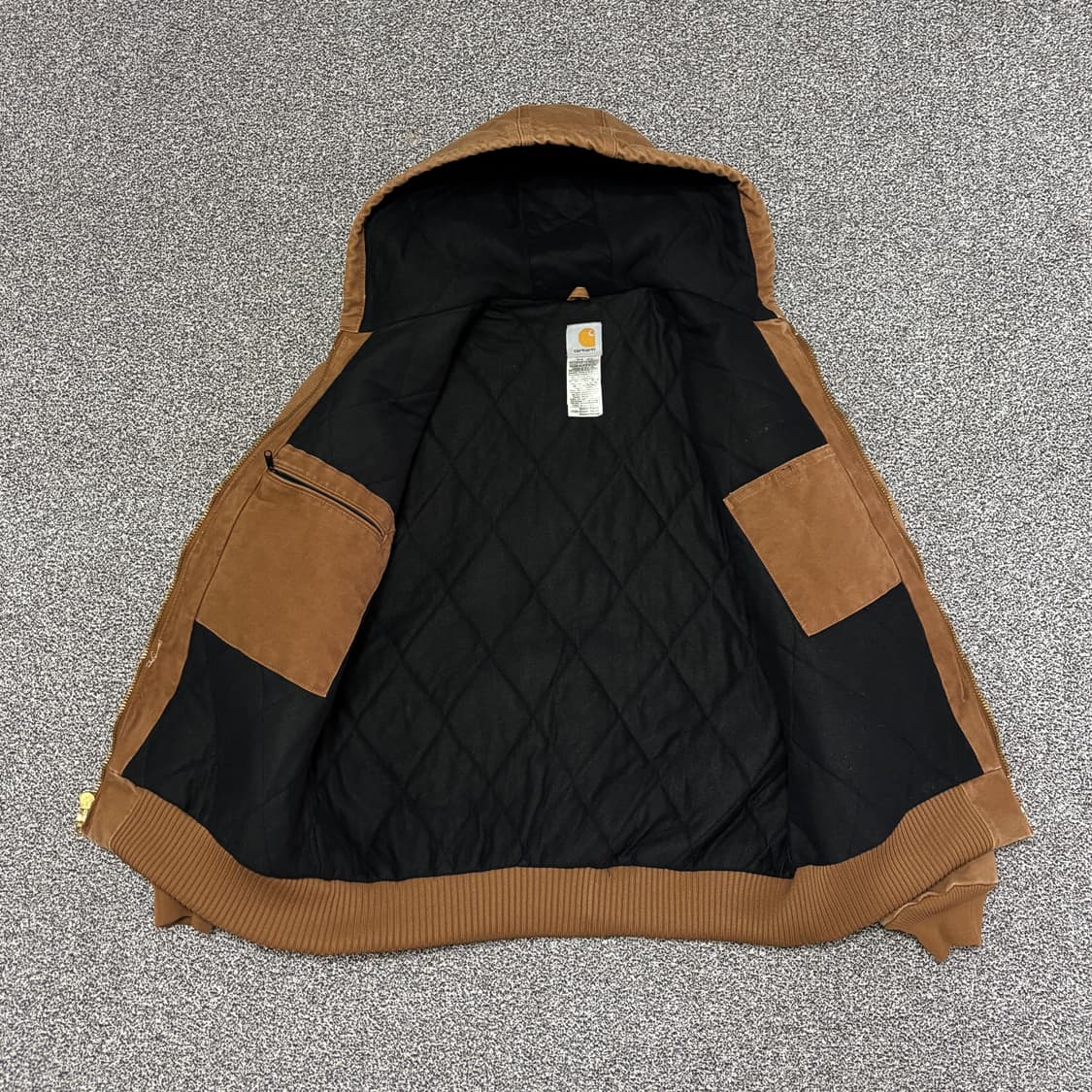 빈티지 칼하트 j130 액티브 자켓 BRN 상품이미지3