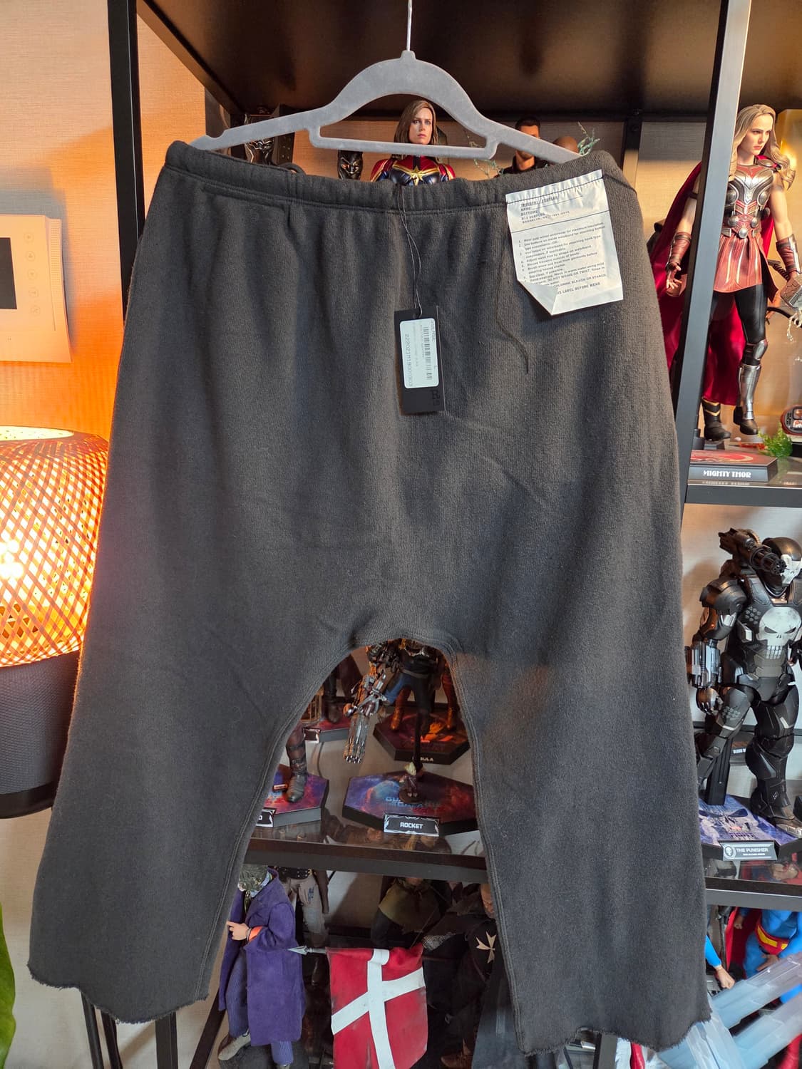 R13 필드 스웻 팬츠 빈티지 블랙 라지 상품이미지9