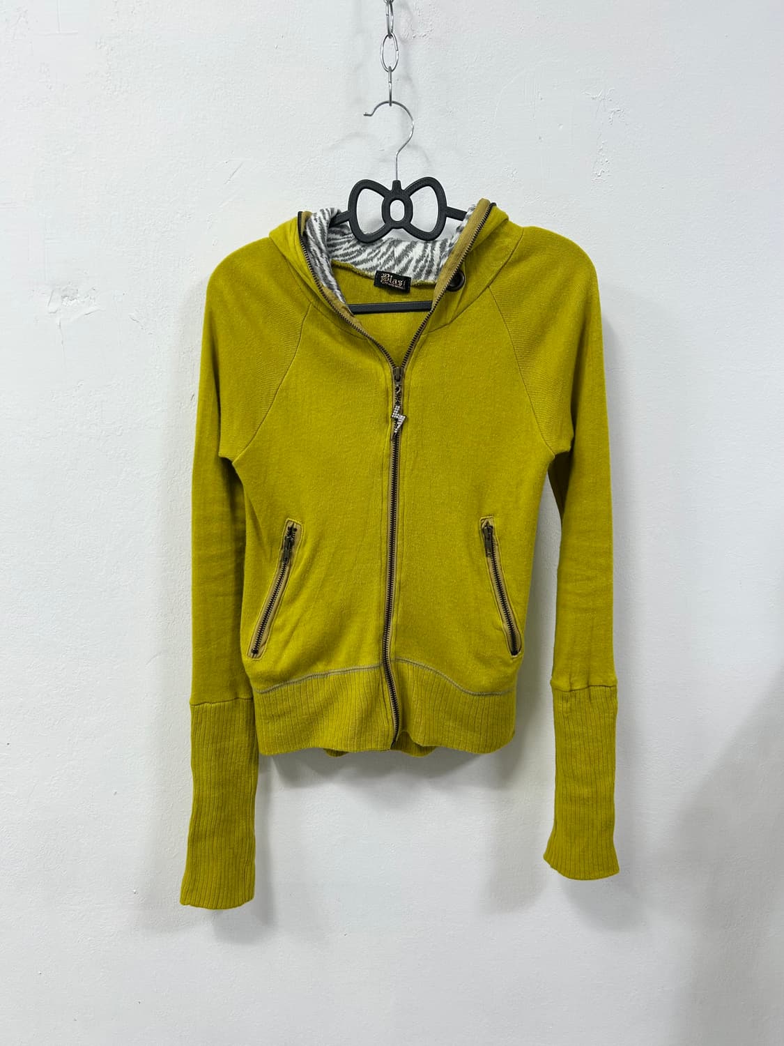 [GLAM GORGEOUS] 갸루 펑크 지브라 후드집업 상품이미지7