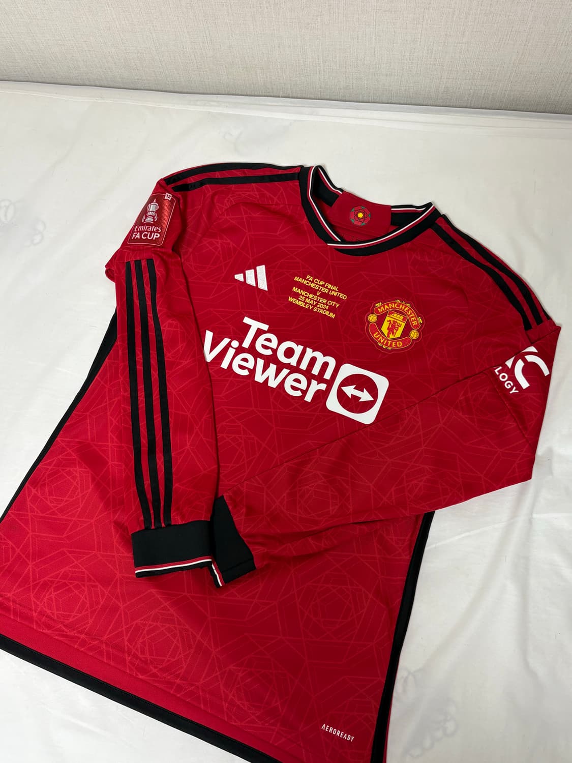 23-24 맨체스터 유나이티드 유니폼(브페 fa컵 결승 패치) 상품이미지1
