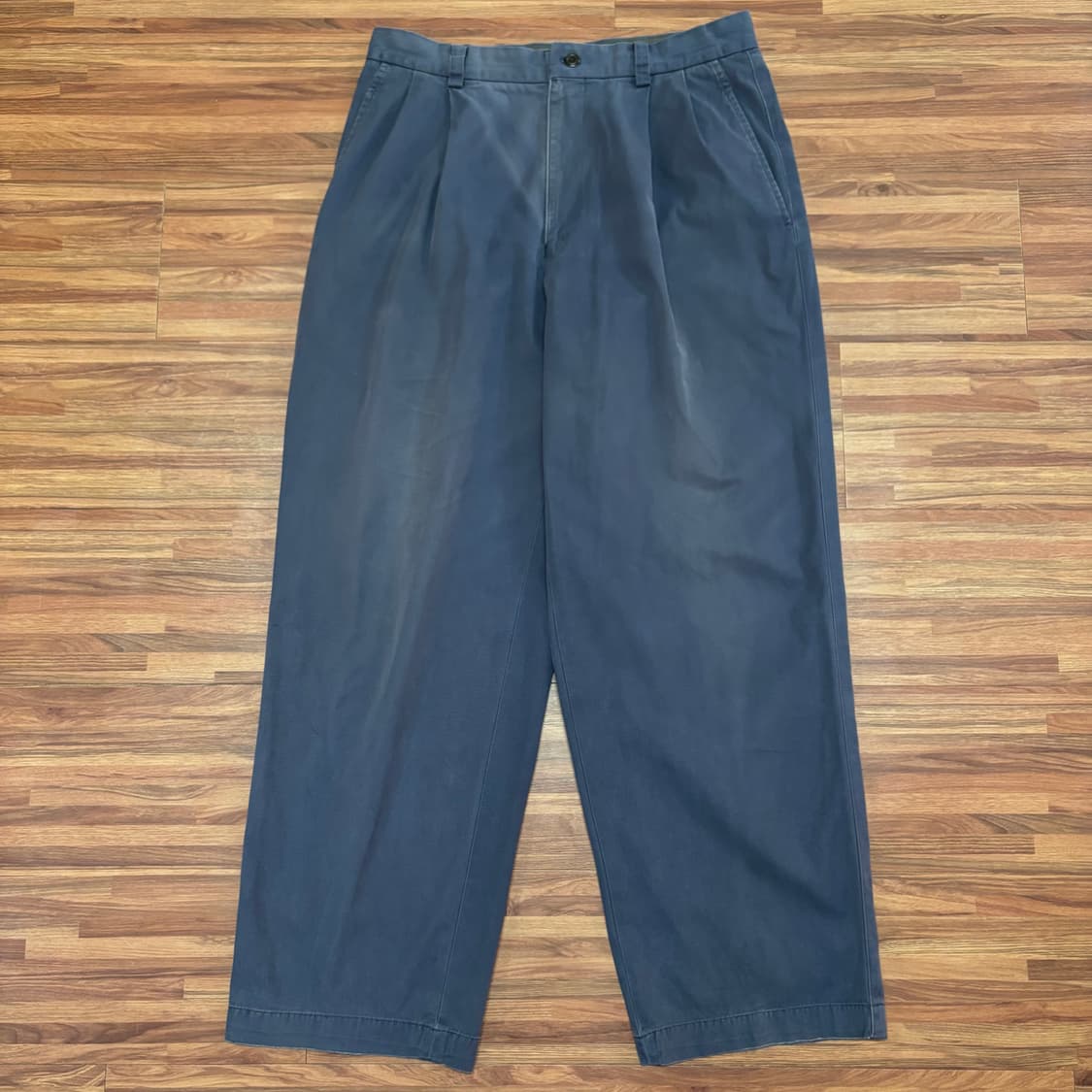 90s 이세이 미야케 issey 코튼 라벨 투턱 치노 슬랙스 팬츠 32 상품이미지1