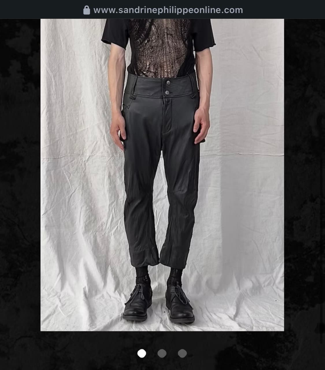 Old Shape Trousers Buttoned Legs Detail 상품이미지6