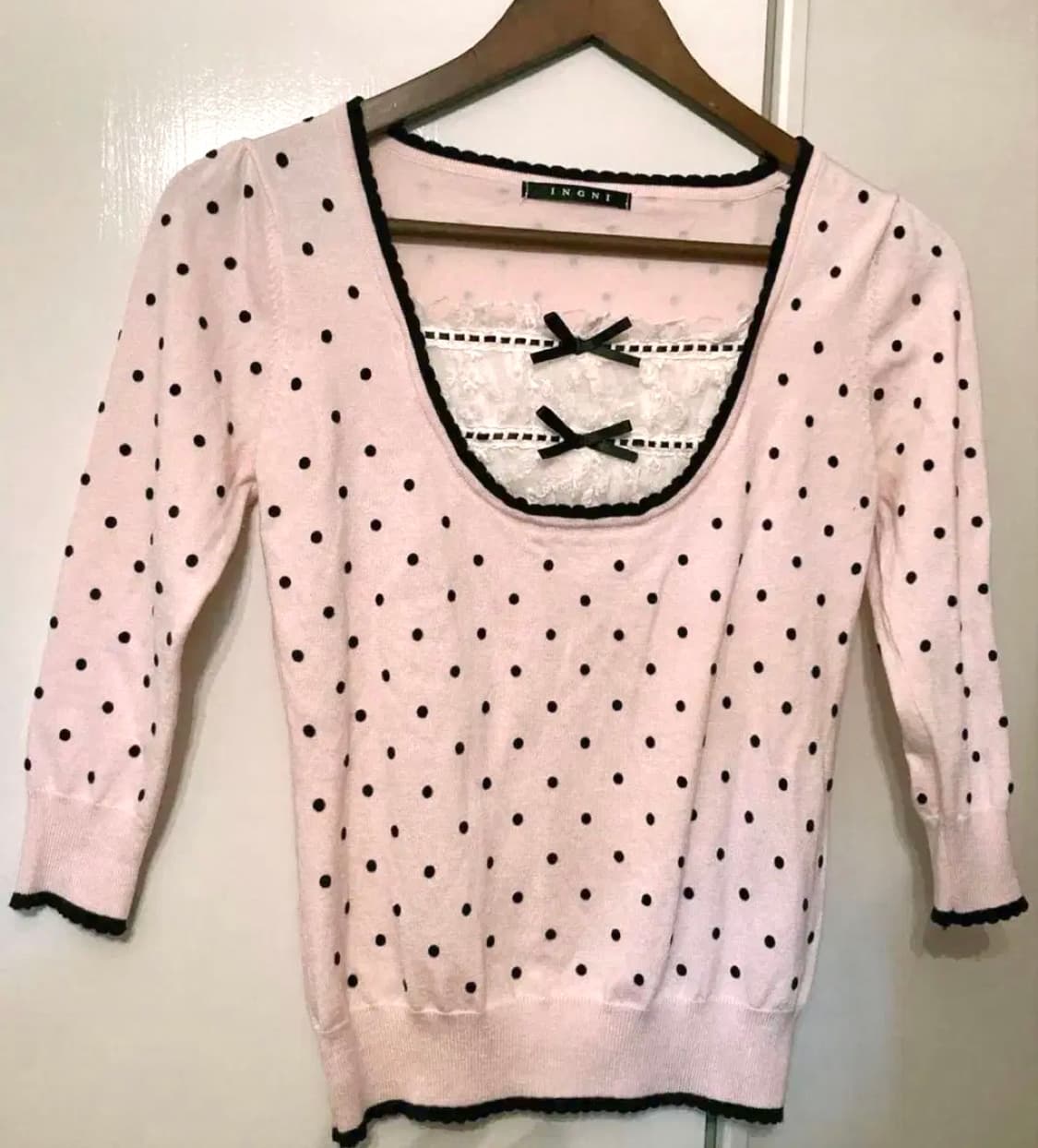 잉그니 도트 리본 로걀탑 히메갸루 희귀 핀터레스트 상품이미지1