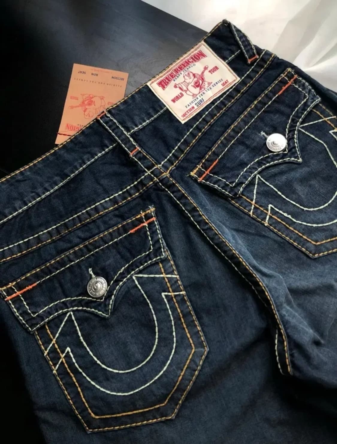 [새상품] 트루릴리젼 서프 진청 데님팬츠 34 상품이미지2