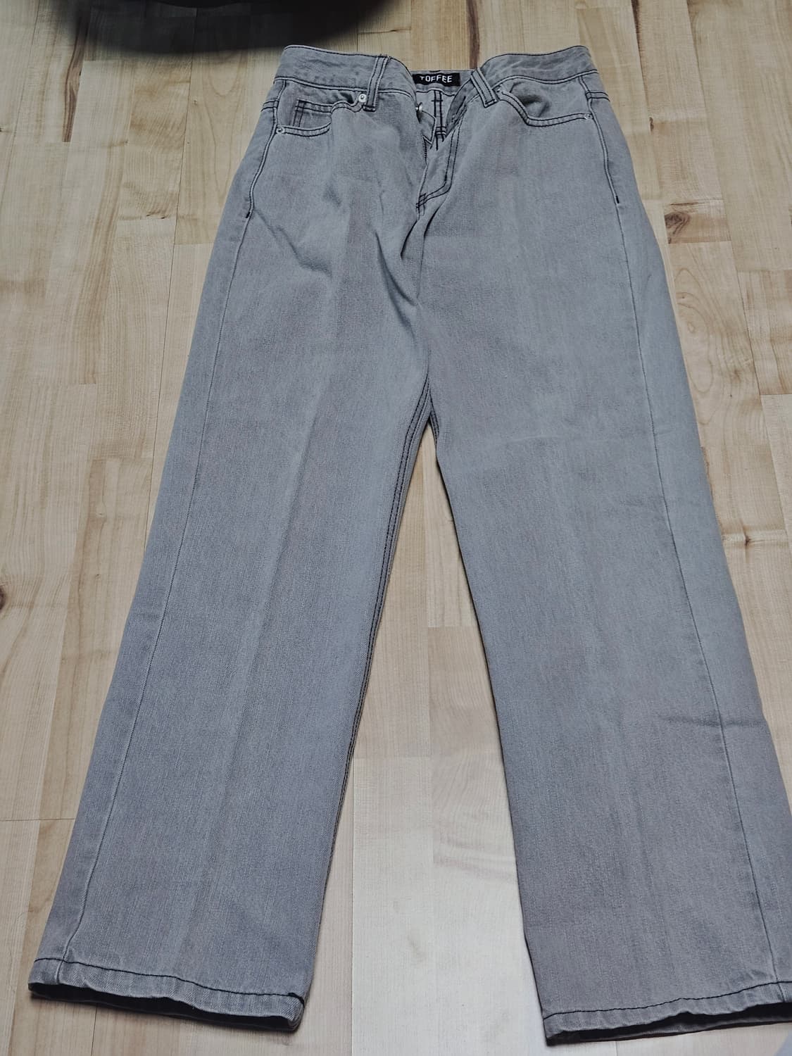 와이드 데님 팬츠 (LIGHT GREY)
 상품이미지1