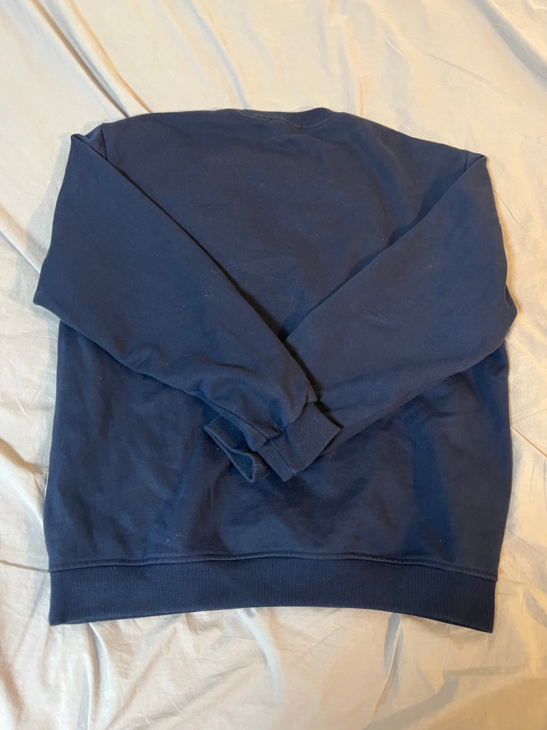 (M)100사이즈 에이카화이트 스웨트셔츠 맨투맨 네이비 상품이미지2