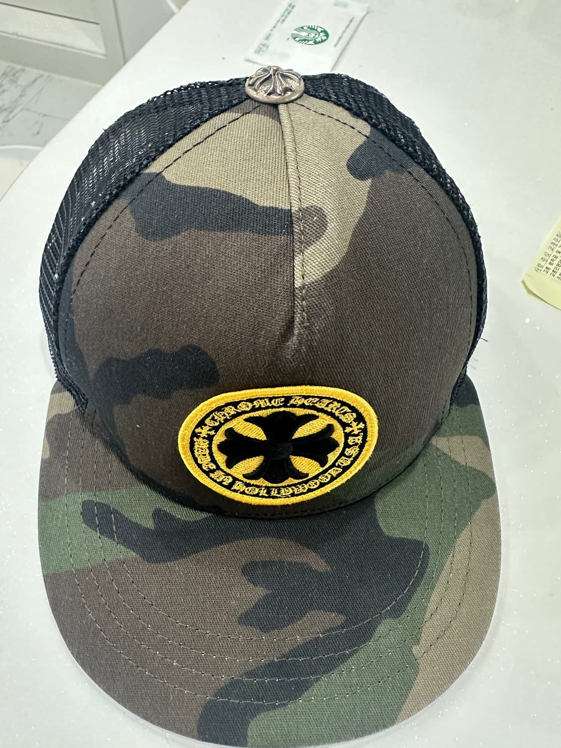 크롬하츠 크로스 와펜 트러커캡 상품이미지1