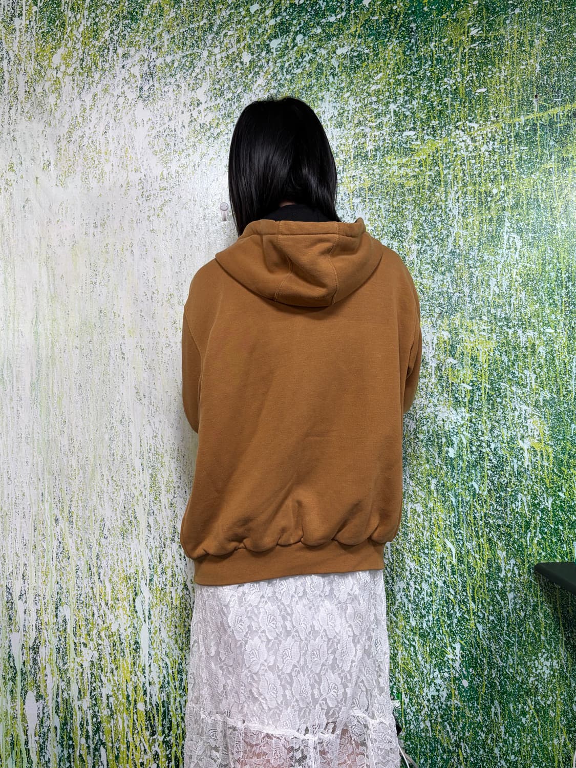 칼하트 된장 브라운 후드 집업 M 상품이미지5