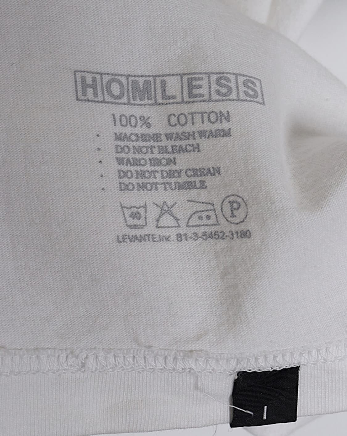 90's HOMLESS Print T-Shirts 상품이미지6
