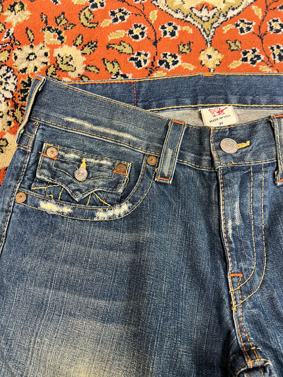 [31] 트루릴리전 빌리 부츠컷 데님 팬츠 상품이미지3