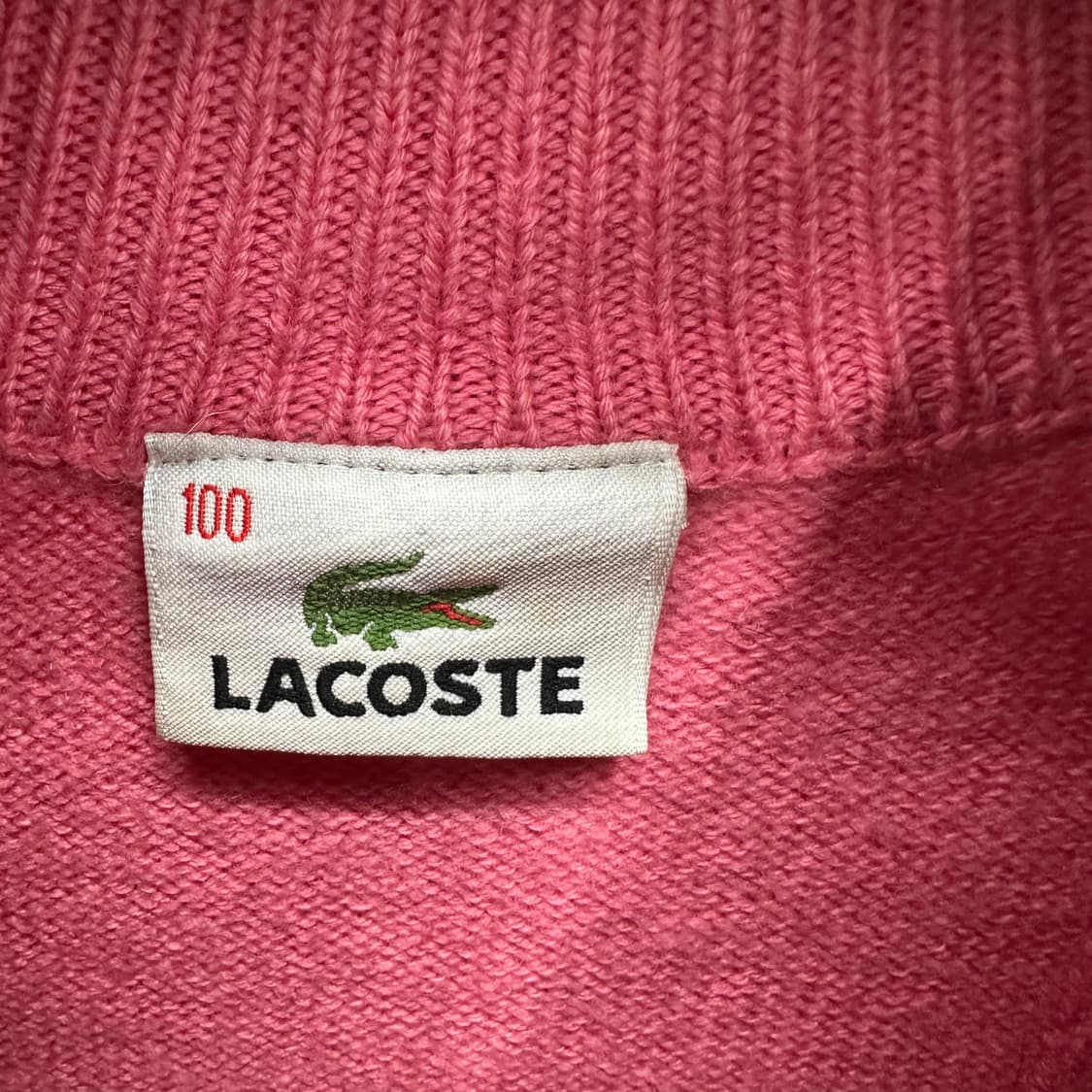 100 라코스테 여자 투웨이 니트집업 상품이미지3