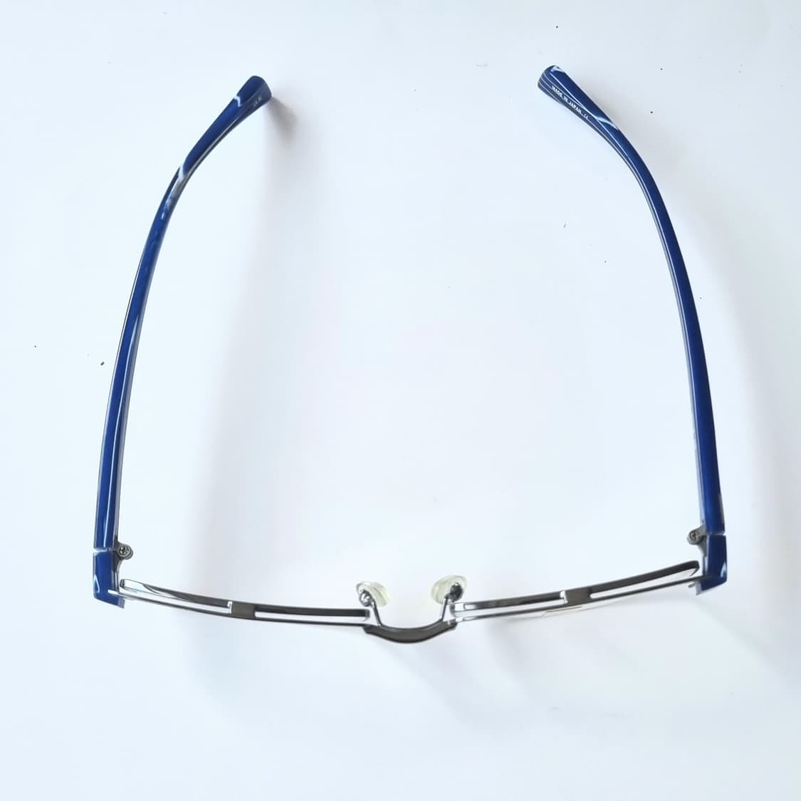 MCM  하프 메탈 안경 블루 스트라이프 안경테 상품이미지7