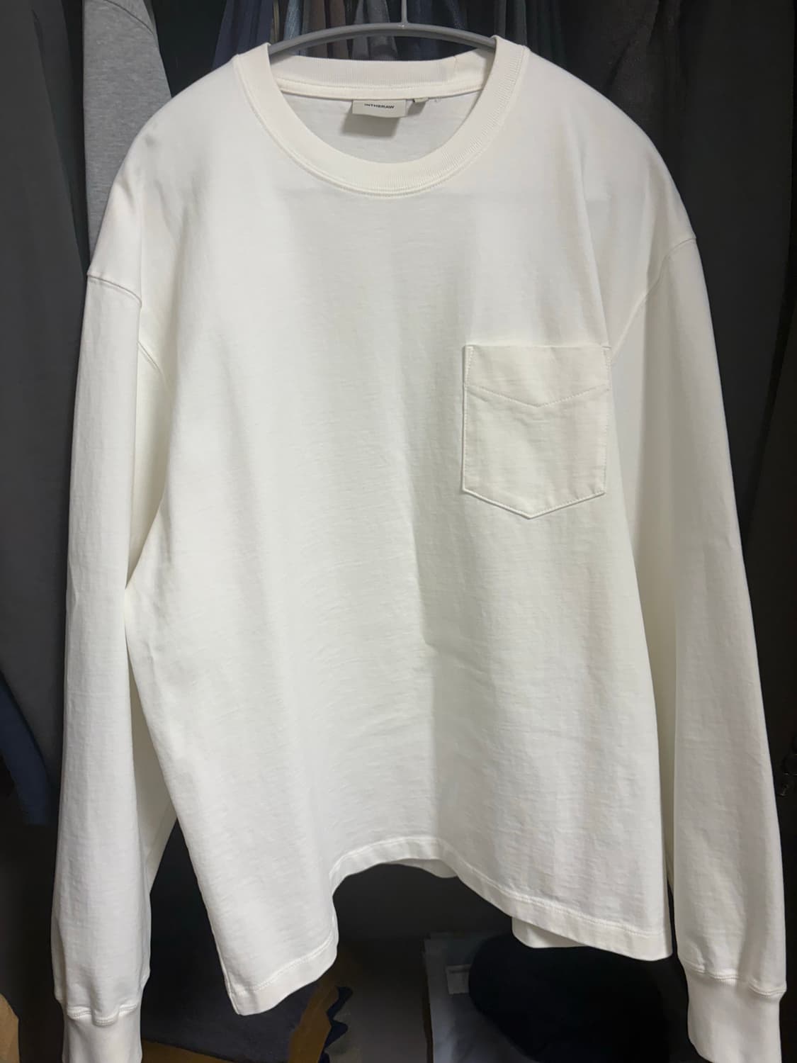 인더로우 GARMENT WASHED POCKET L/S 2 상품이미지3