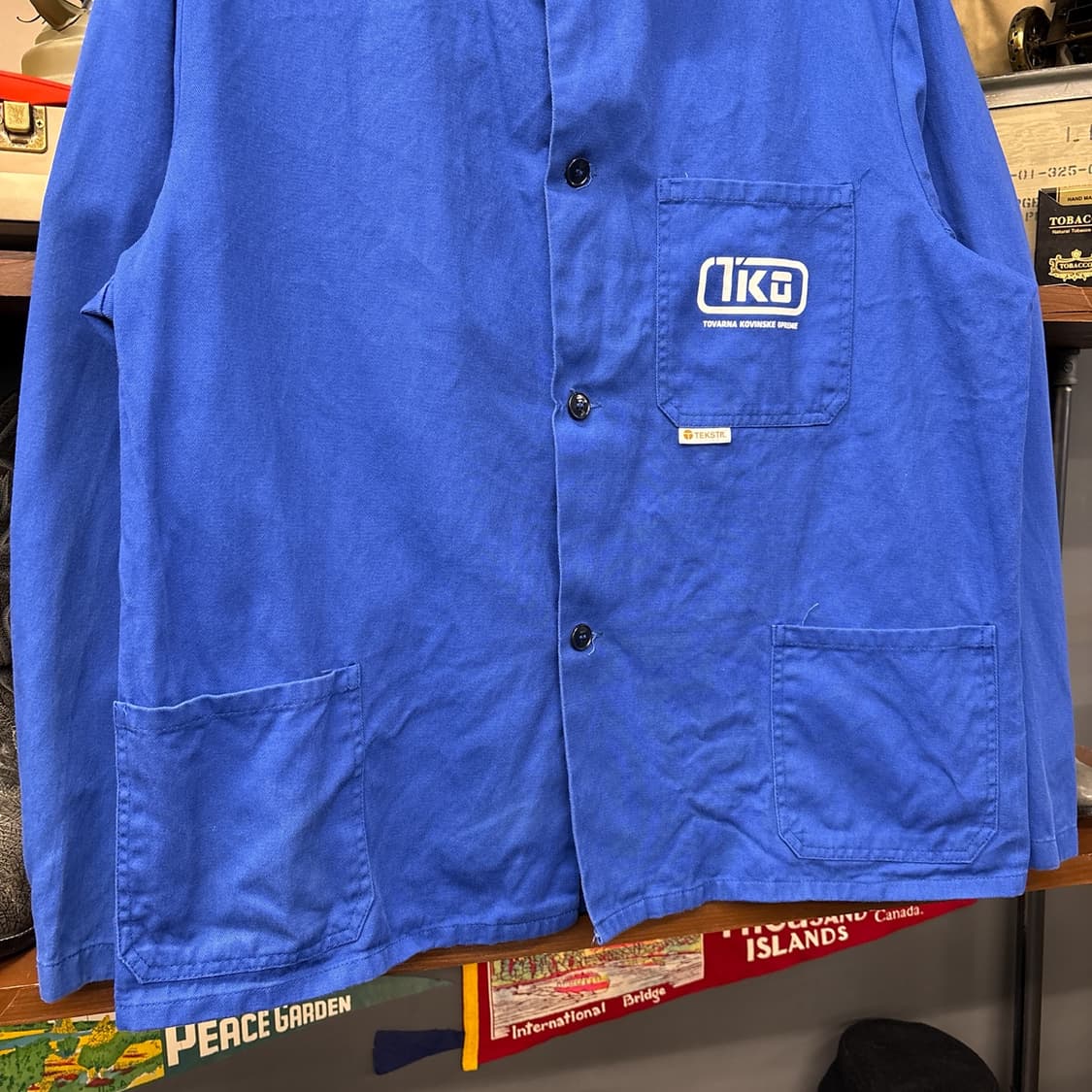 90s TEKSTTIL 프렌치 워크자켓 / 빈티지 초어자켓 N971 상품이미지4