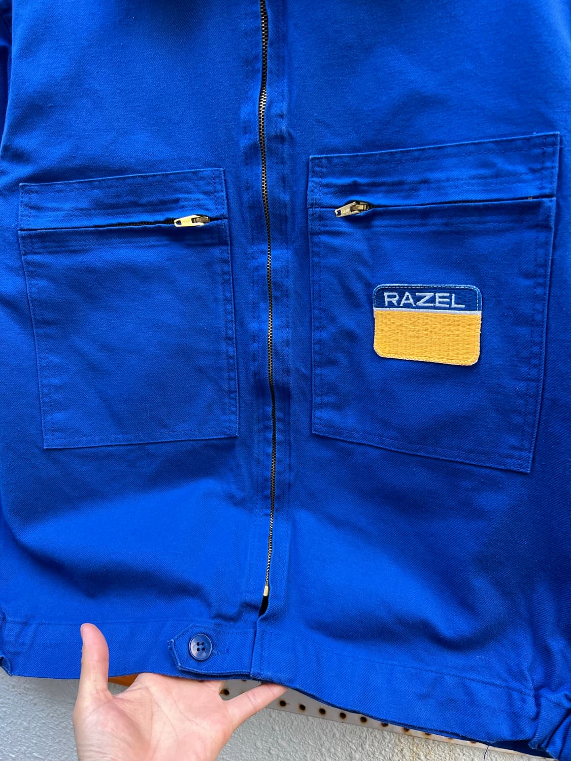 (DEADSTOCK)OLD VINTAGE CYCLIST 프렌치워크자켓 상품이미지7