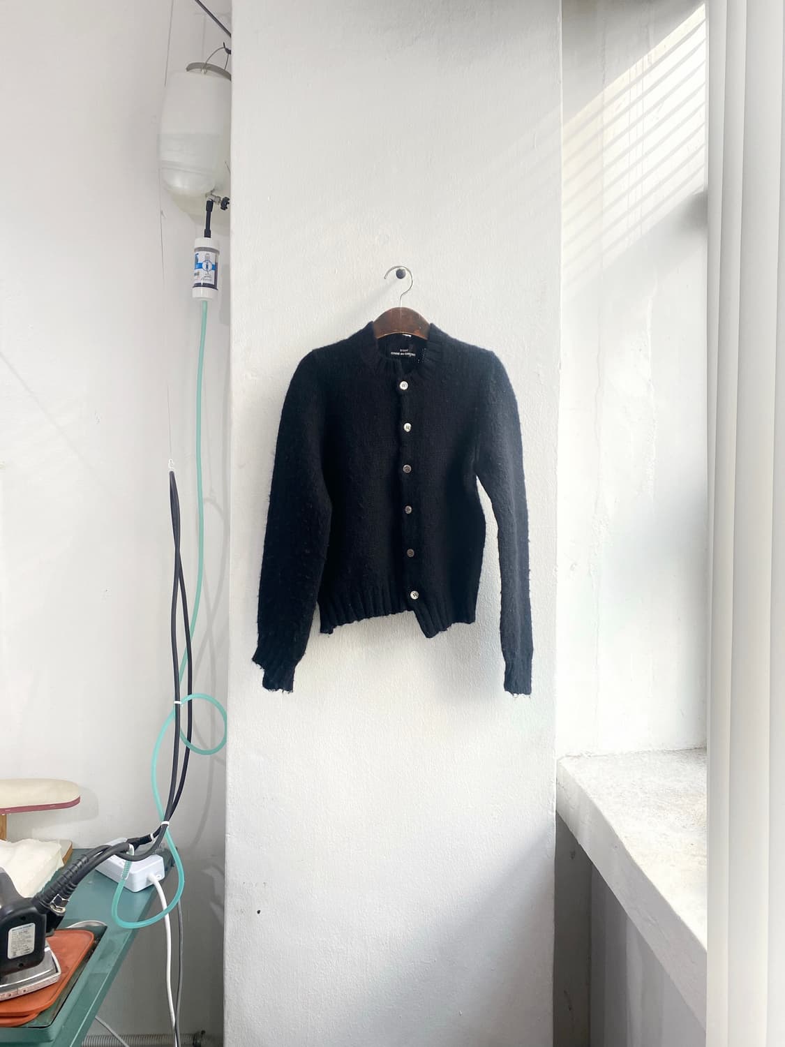 꼼데가르송 트리콧 비대칭 가디건 상품이미지1