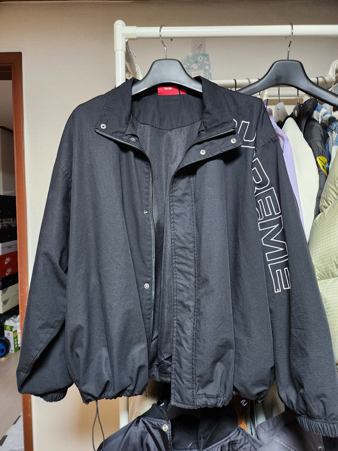 25Fw 슈프림 스펠아웃 립스탑 트랙 자켓 상품이미지1