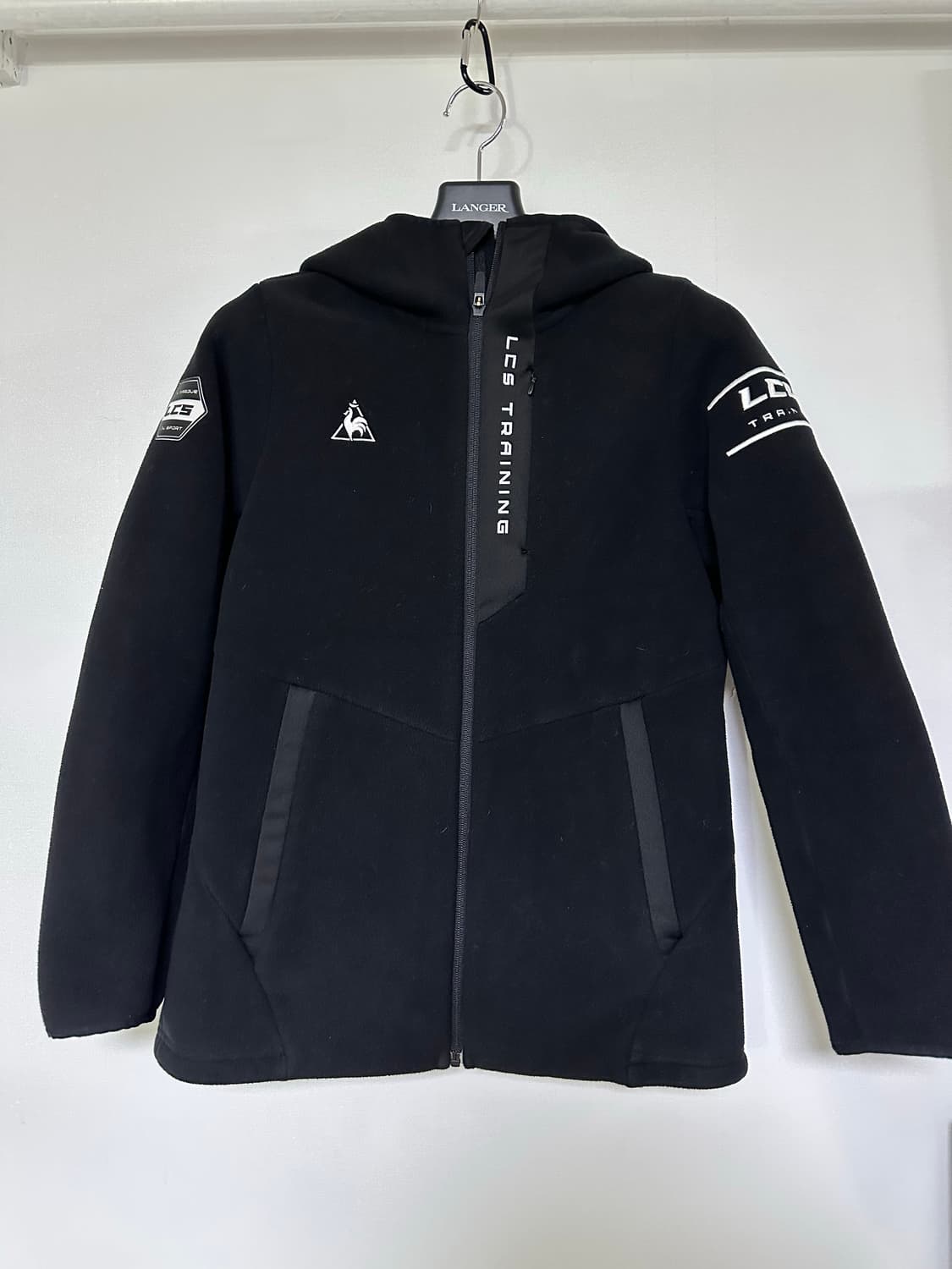 르꼬끄 스포르티브 블랙 후드 집업 M사이즈 상품이미지1