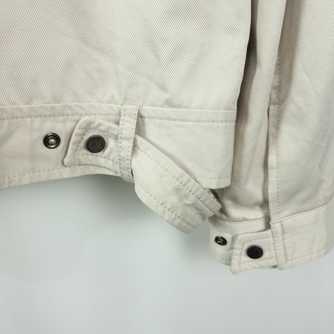 [지오송지오] 건플랩 하이넥 집업 자켓 아이보리 M19641 상품이미지6