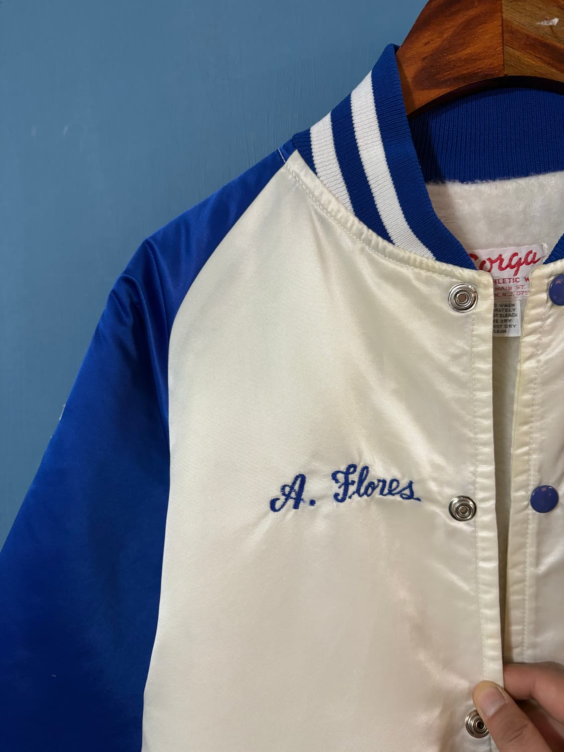 80‘s Gorga Athletic Wear Varsity Jacket. 상품이미지5