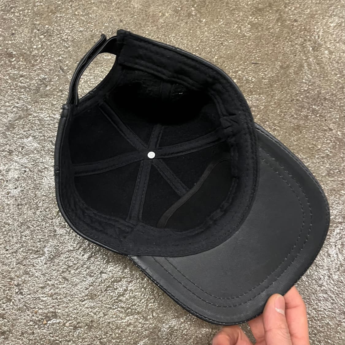 빈티지 할리데이비슨 로고 레더 볼캡 상품이미지5