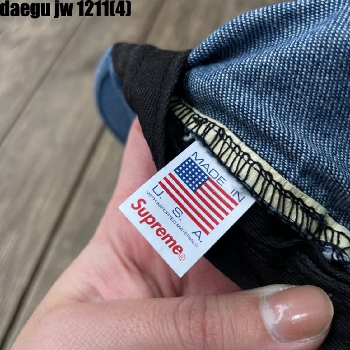 슈프림 데님 볼캡 모자  상품이미지7