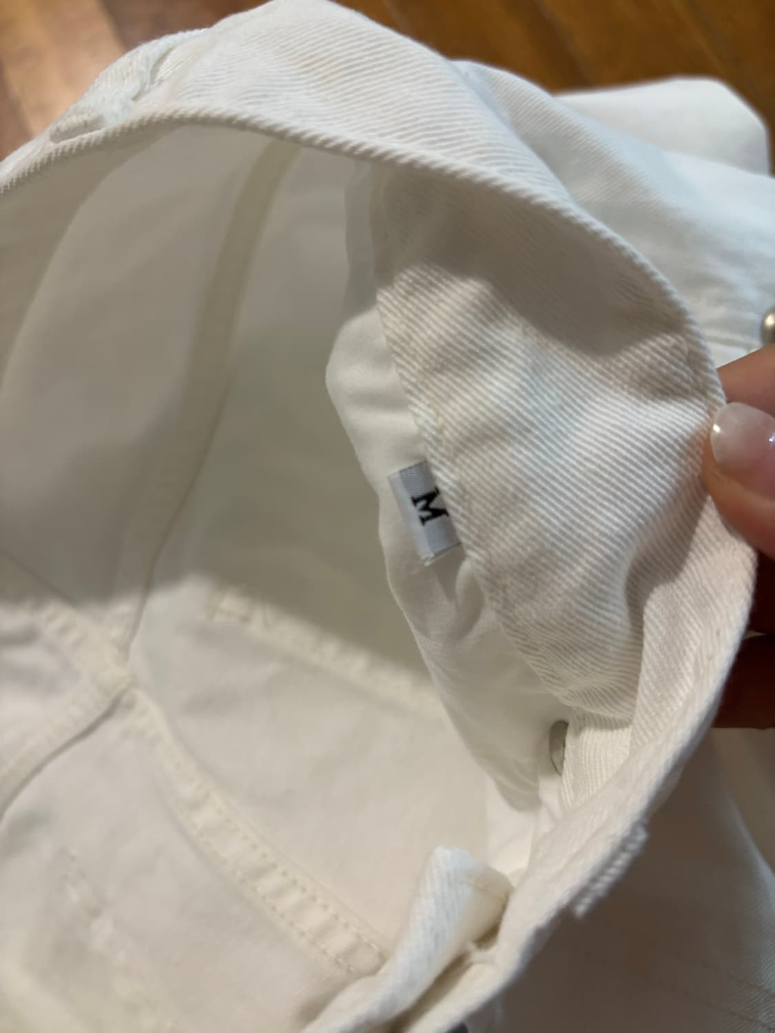 떠그클럽 화이트진 M 상품이미지5