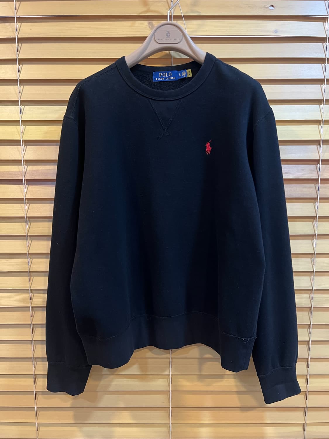 폴로랄프로렌 남성 블랙 맨투맨티셔츠 상품이미지2