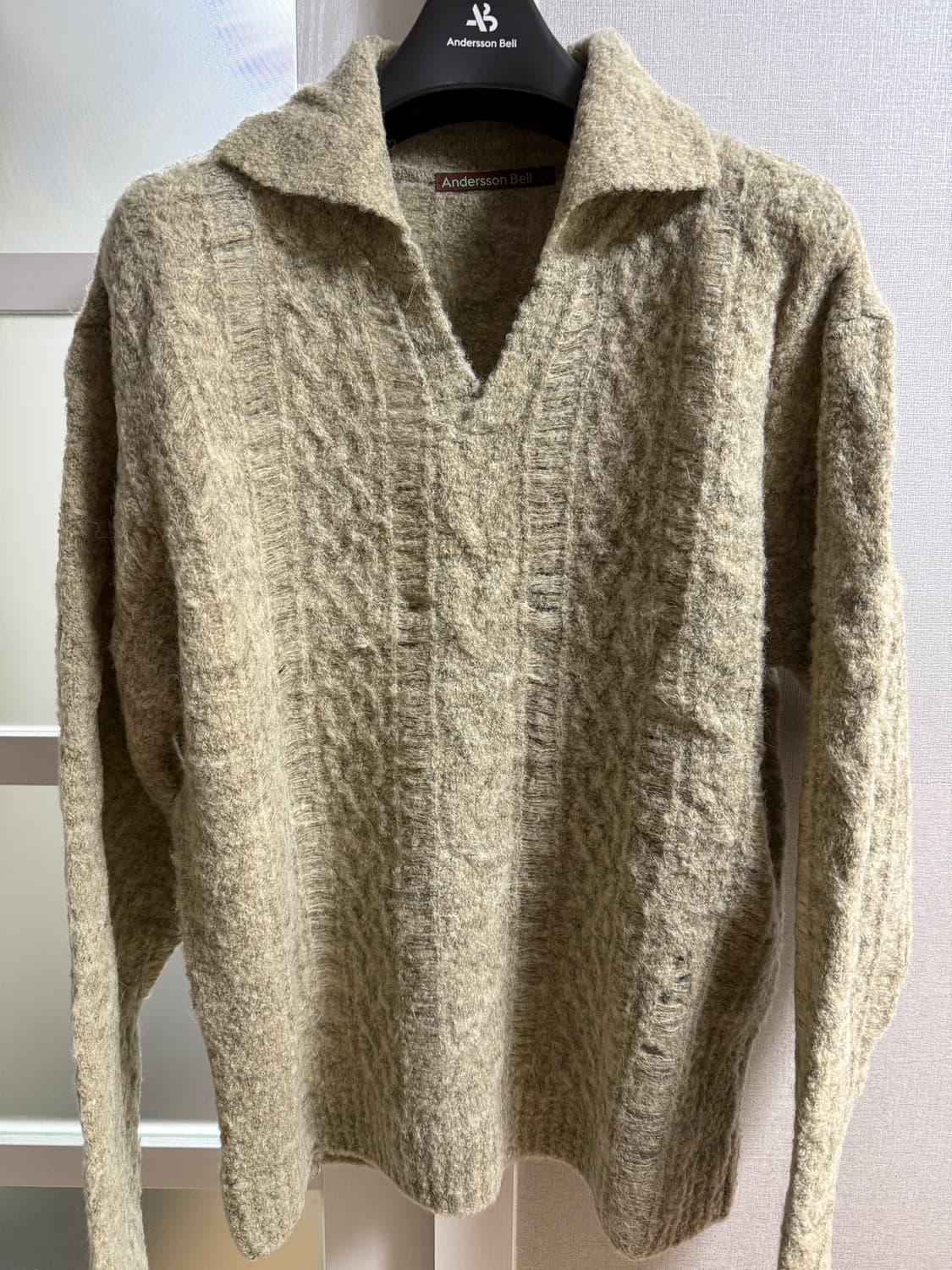앤더슨벨 케이블 니트 XL 상품이미지1