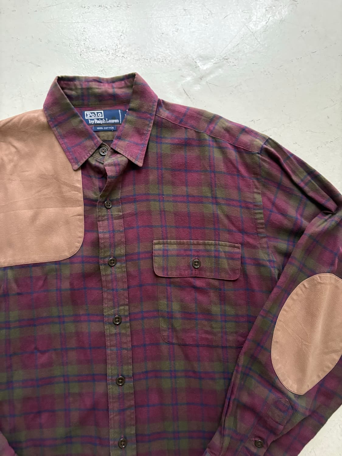 90s  Polo Ralph Lauren Flannel Check 상품이미지2