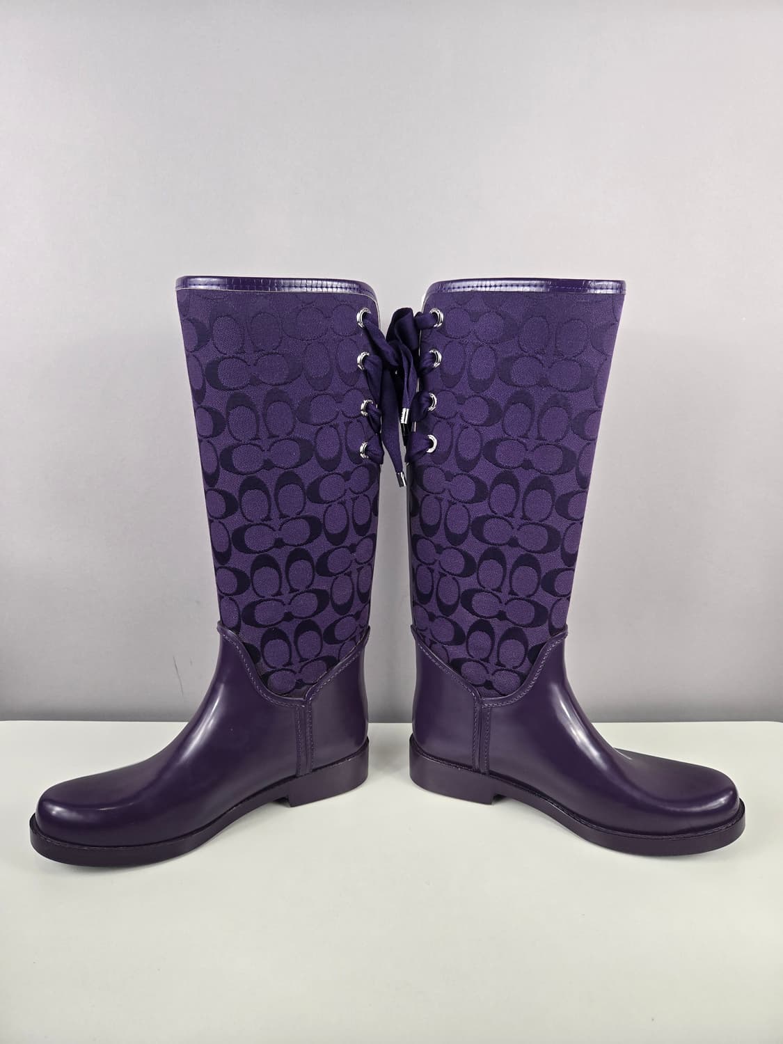 COACH 코치 레인 부츠 장화 8B 245-250 신발 정품 상품이미지3