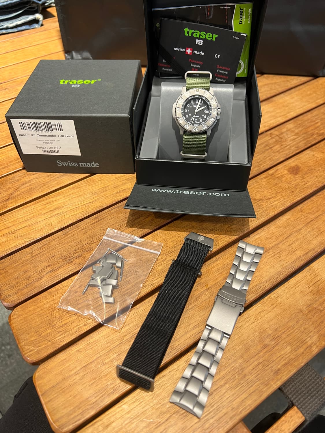 트레이저 H3 커맨더 100 포스 티타늄 판매합니다.  상품이미지4