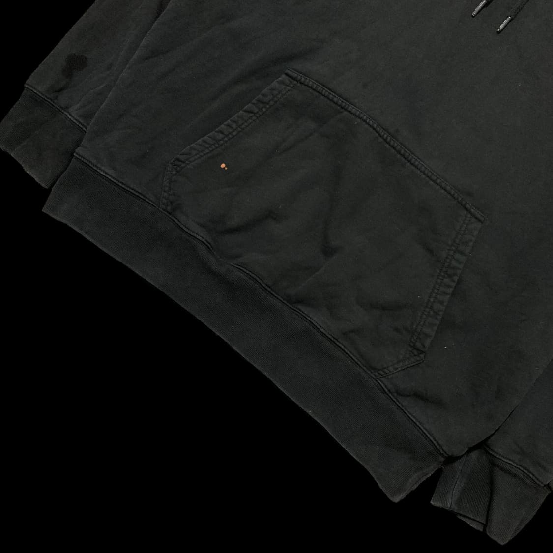 PALACE 팔라스 베이식컬리 어 후드 블랙 후드티 상품이미지3