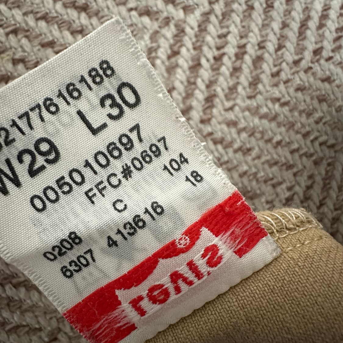 LEVI'S 501 00's mexico made cotton pants 상품이미지5