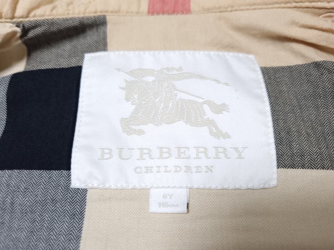 [무료배송][6Y/116cm]버버리 키즈 야상 트렌치 코트 자켓 상품이미지6