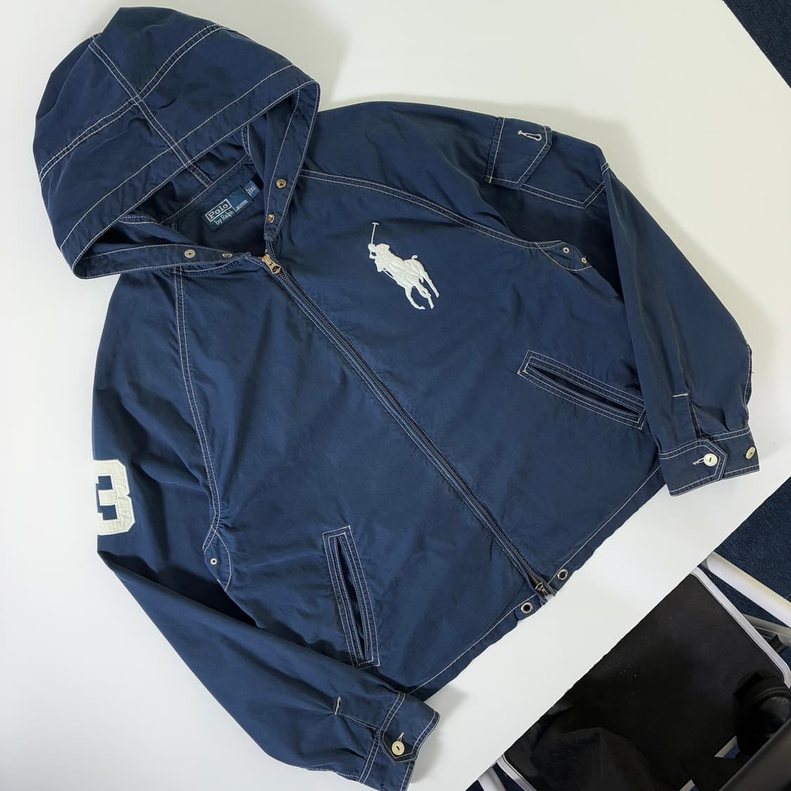 Polo 폴로 랄프로렌 빅포니 90‘s 2-way 쉘비치 자켓 상품이미지2