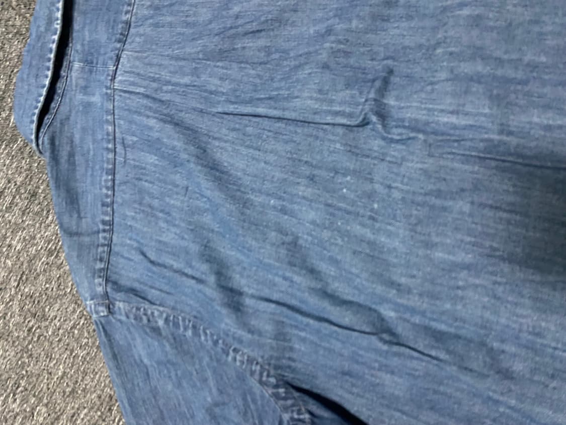 [반깂이하정리] 최신형 QR택 폴로 데님셔츠 청남방 정리 상품이미지7