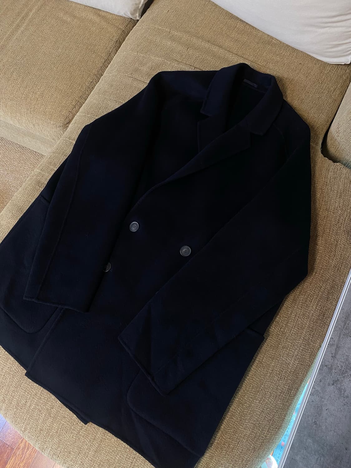 아크네스튜디오 마틴 캐시미어 브레스티즈 더블코트 오버핏 상품이미지7