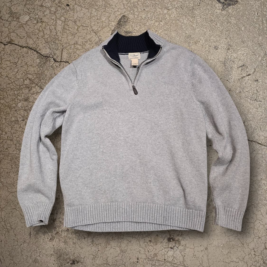 L.L.BEAN 쿼터집업 풀오버 스웨터 상품이미지1