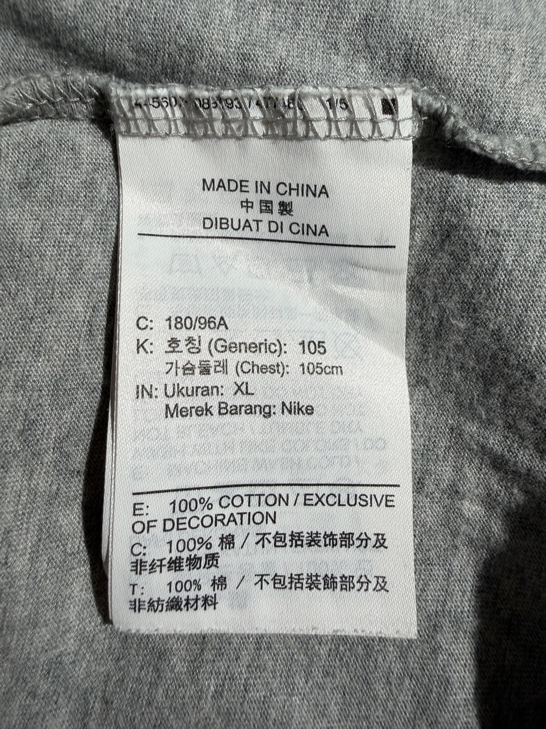 Nike Gray Graphic Box Logo 상품이미지6