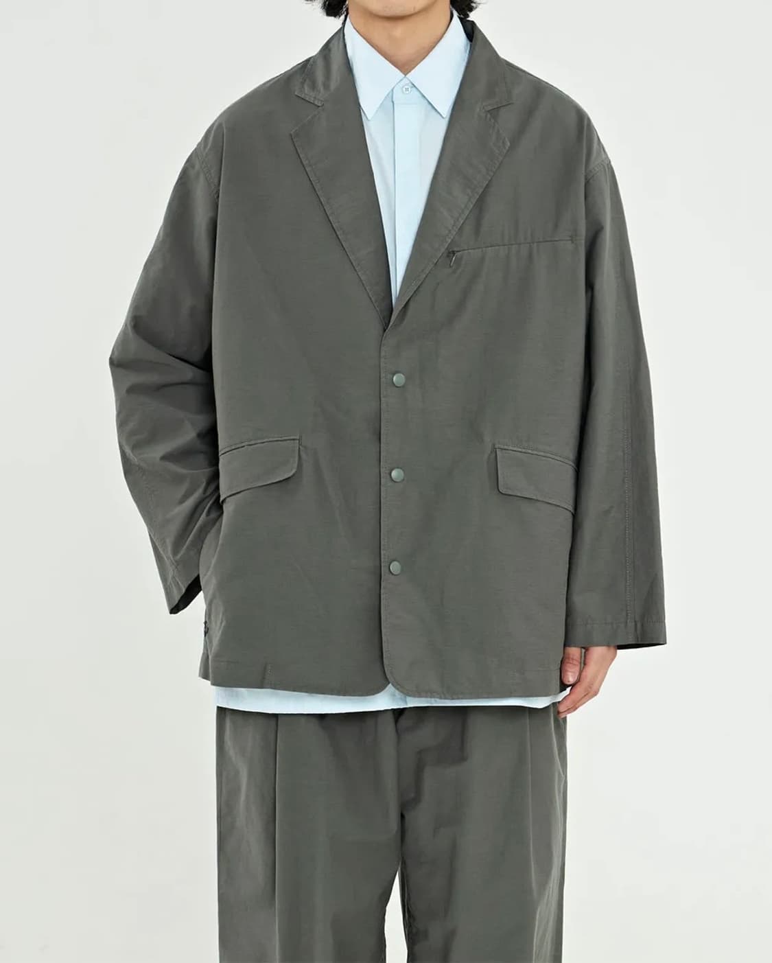 네이더스 NEITHERS 크리에이터수트세트업 Olive Grey 상품이미지2