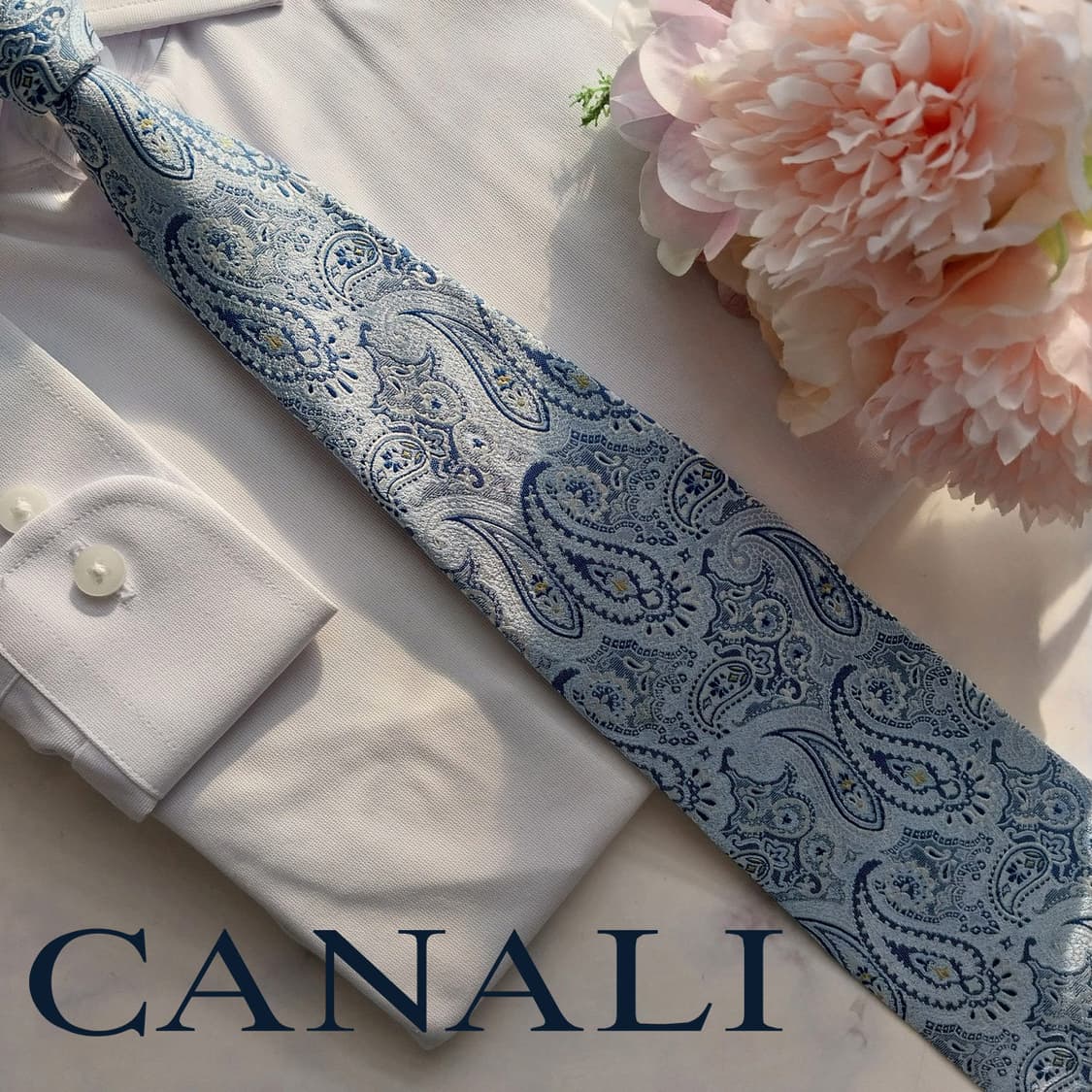 까날리 실크 페이즐리 자카드 넥타이 9.1cm A+등급 K1605
 상품이미지1