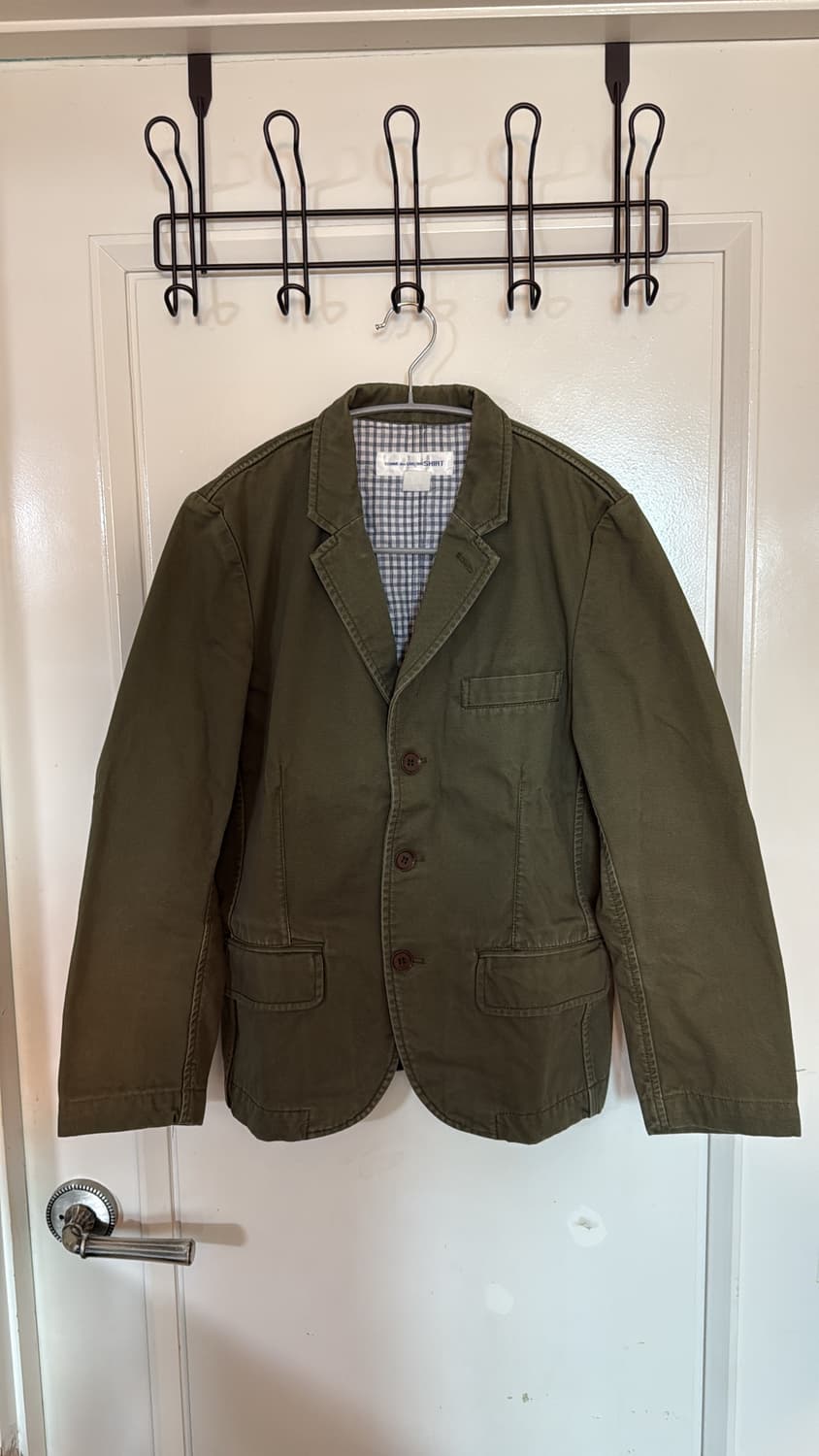 꼼데가르송  카키 블레이저자켓 상품이미지2