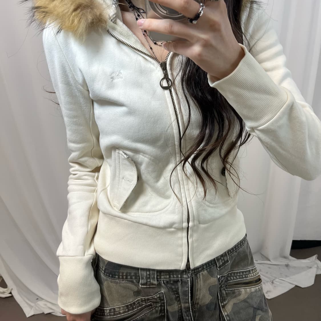 Burberry Blue Label Wolf-jaw Zip-up 상품이미지3